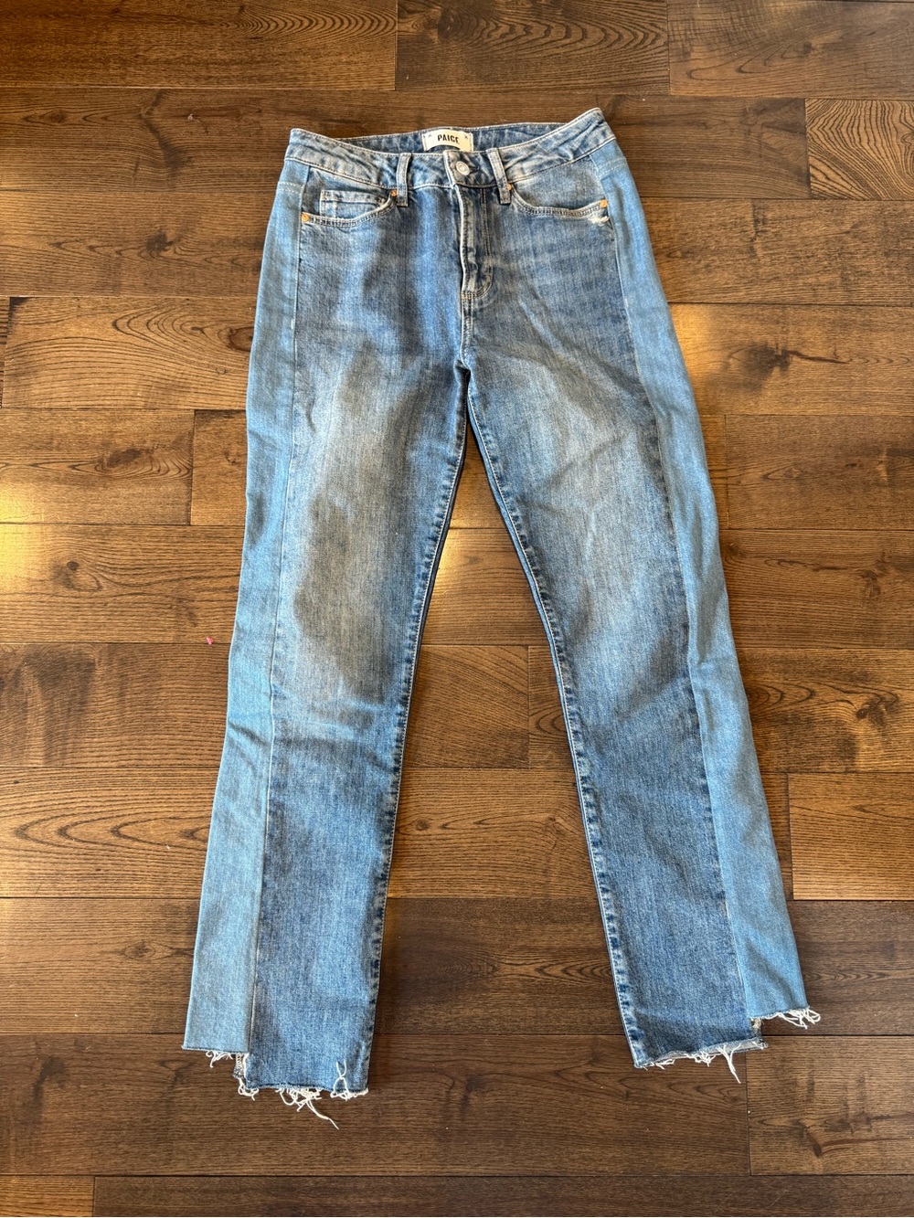 PAIGE Light Blue Straight Leg Jeans - Women's size 26